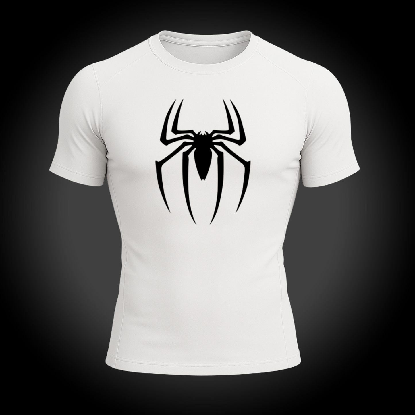 Short Black Spider Normal White