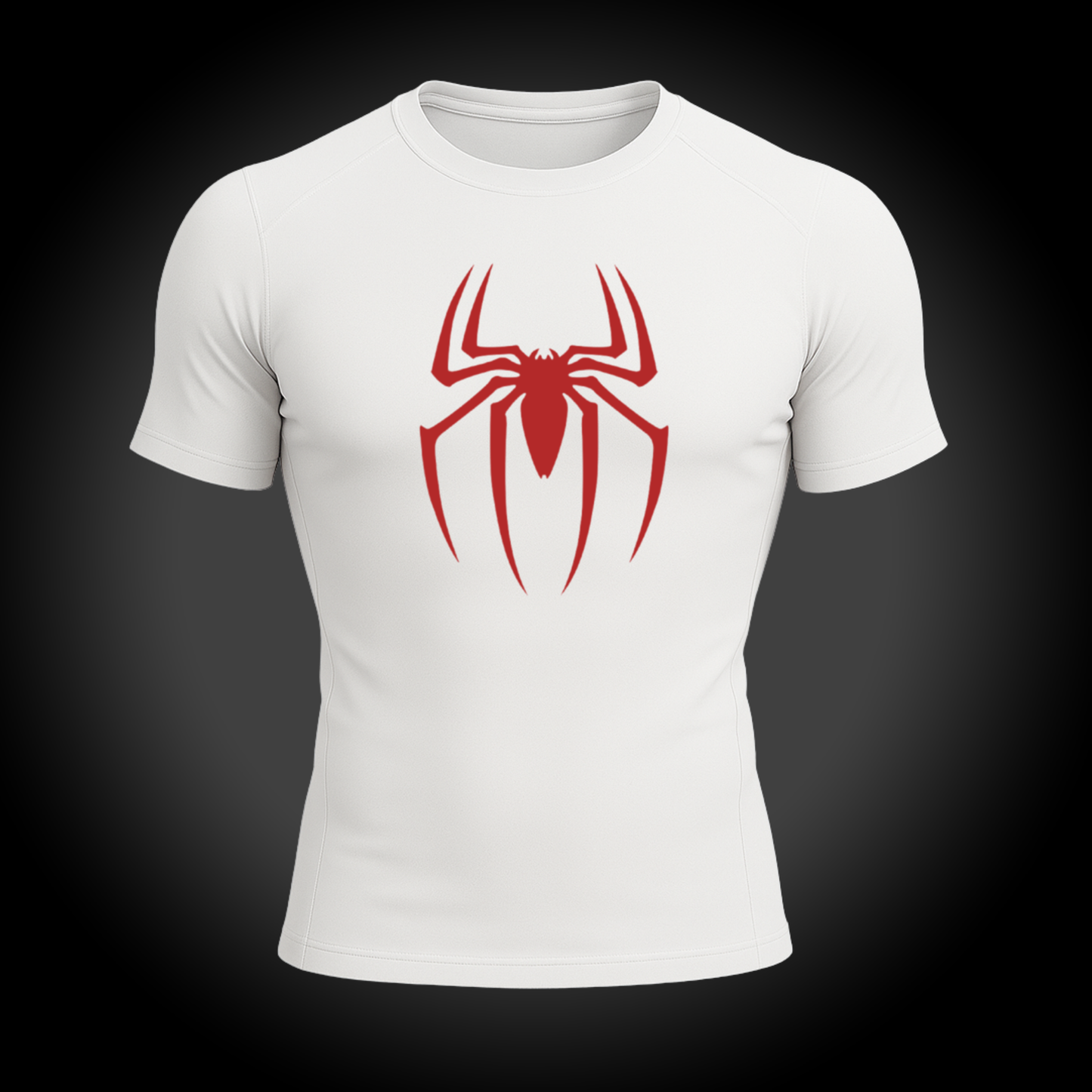 Short Black Spider Normal White