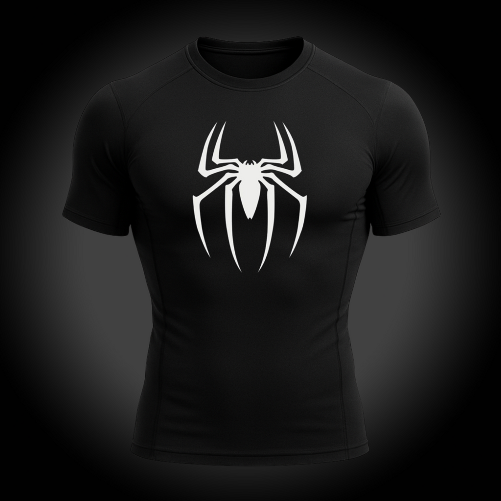 Short Black Spider Normal White